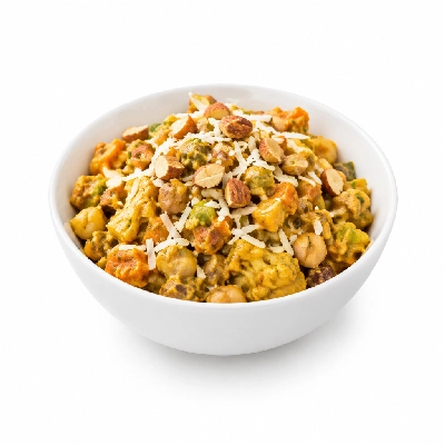 Souplantation Tossed Salads Cambay Curry with Almonds & Coconut Vegetarian