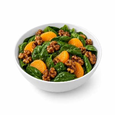 Souplantation Tossed Salads Mandarin Spinach with Caramelized Walnuts (Vegan)