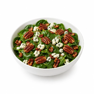 Souplantation Tossed Salads Spinach Gorgonzola with Spiced Pecans & Bacon