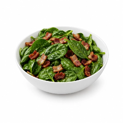 Souplantation Tossed Salads Traditional Spinach with Bacon