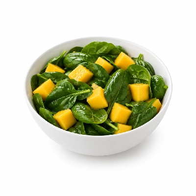 Souplantation Tossed Salads Tropical Spinach with Mango