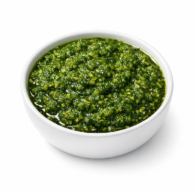 Soups and sauces pesto ready-to-serve shelf stable