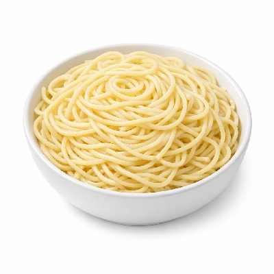 Spaghetti protein-fortified cooked enriched n x 6.25
