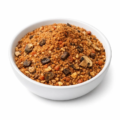 Sauce spaghetti with mushrooms dehydrated dry