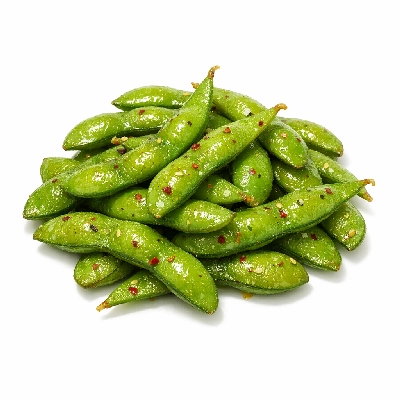 Spiced edamame