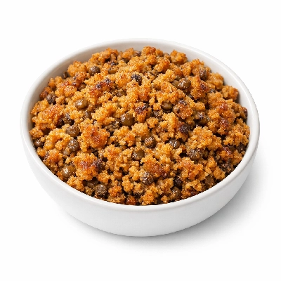 Spiced Lentil Crumble