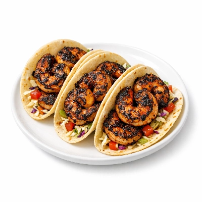 Spicy Blackened Shrimp Tacos