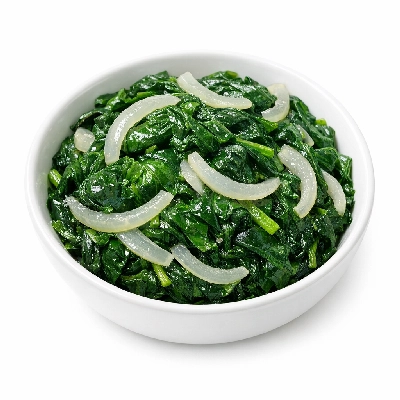 Spinach and Onion Stir-Fry