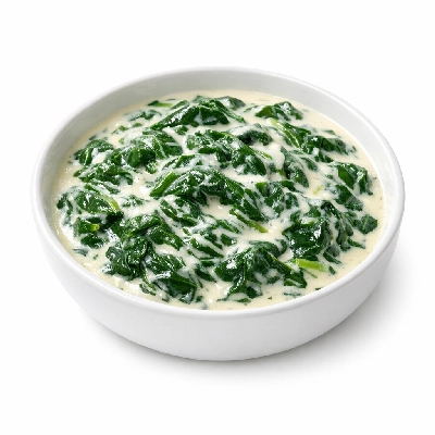 Spinach in White Sauce