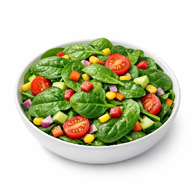 Spinach Salad with Vegetables
