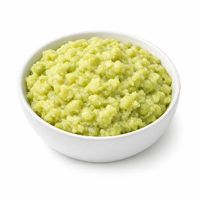 Split peas boiled without salt