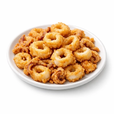 Squid cooked fried