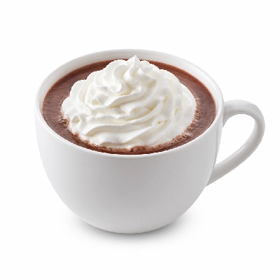 Starbucks Beverages Chocolate Hot Grande 2% Milk Whipped Cream