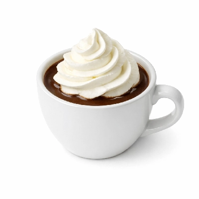 Starbucks Beverages Chocolate Hot Short 2% Milk Whipped Cream