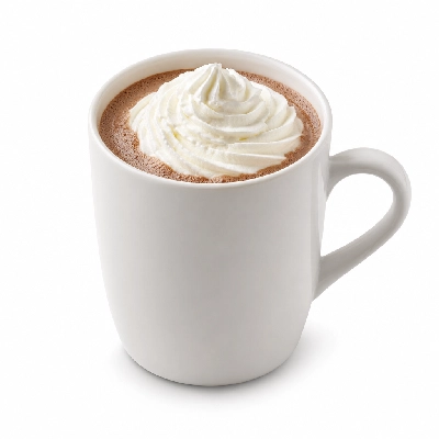 Starbucks Beverages Chocolate Hot Tall 2% Milk Whipped Cream