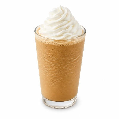 Starbucks Beverages Espresso Caramel Frappuccino Blended Coffee 2% Milk Whipped Cream
