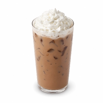 Starbucks Beverages Espresso Iced Caffe Mocha Venti 2% Whip