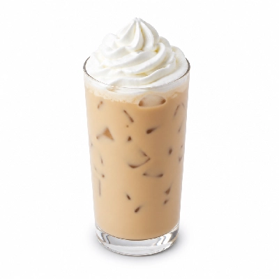 Starbucks Beverages Espresso Iced White Chocolate Mocha Grande 2% Whip