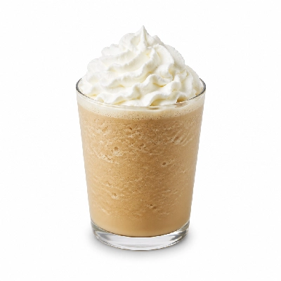Starbucks Beverages Espresso Mini Caramel Frappuccino Blended Coffee 2% Milk Whipped Cream