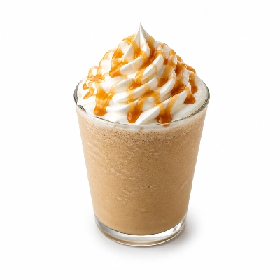 Starbucks Beverages Espresso Mini Caramel Frappuccino Blended Coffee Nonfat Milk Whipped Cream