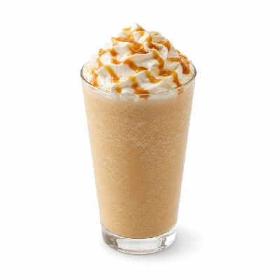 Starbucks Beverages Frappuccino Caramel Blended Grande 2% Whip