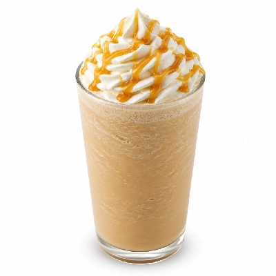 Starbucks Beverages Frappuccino Caramel Blended Tall 2% Whip