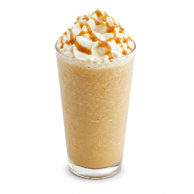 Starbucks Beverages Frappuccino Caramel Blended Venti 2% Whip