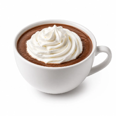 Starbucks Beverages Hot Chocolate Venti Nonfat Whip
