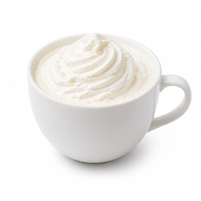 Starbucks Beverages White Hot Chocolate Venti Soy Whip