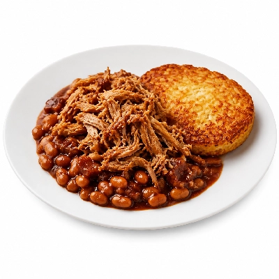 Starbucks Boston Beans with Pulled Pork & Potato Rost