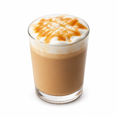 Starbucks Caramel Brulee Latte Soy Whipped Cream