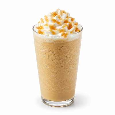Starbucks Caramel Frappuccino Whole Milk Whip Venti
