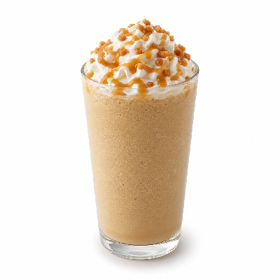 Starbucks Caramel Ribbon Crunch Frappuccino Whole Milk Tall