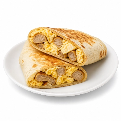 Starbucks Chicken Sausage Breakfast Wrap