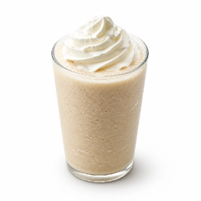 Starbucks Cold Beverages Mini Chai Tea Frappuccino with Oat Milk and Whipped Cream