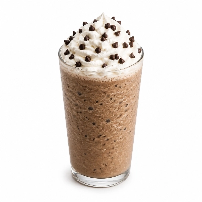 Starbucks Cold Beverages Mini Java Chip Frappuccino with Oat Milk and Whipped Cream