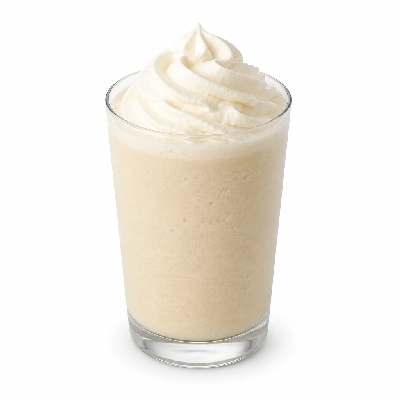 Starbucks Cold Beverages Mini White Chocolate Frappuccino with Oat Milk and Whipped Cream