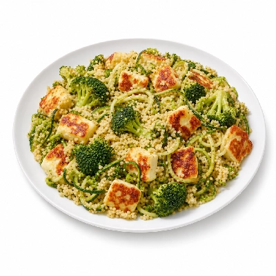 Starbucks Courgetti Broccoli Halloumi & Couscous