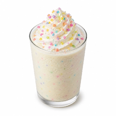 Starbucks Crystal Ball Frappuccino with Almond Milk Whipped Cream