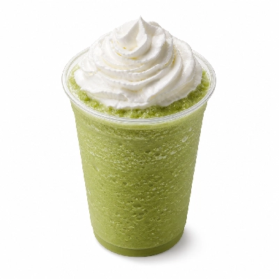 Starbucks Frappuccino Creme Green Tea Whole Milk Whip Grande