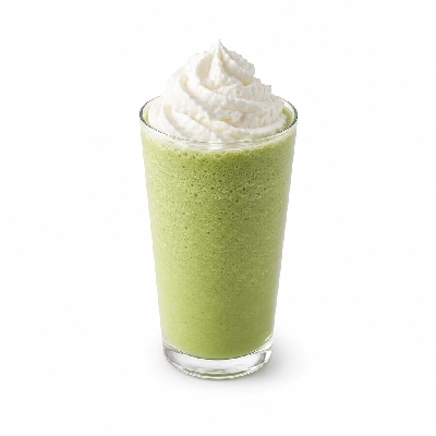 Starbucks Frappuccino Creme Green Tea Whole Milk Whip Venti