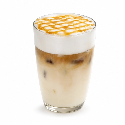 Starbucks Grande Iced Caramel Cloud Macchiato 2% Milk