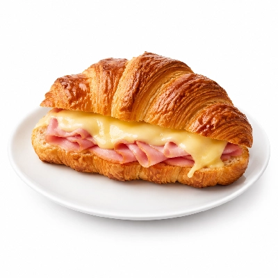 Starbucks Ham and Cheddar Croissant