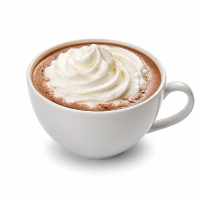 Starbucks Hot Chocolate 2% Milk Whipped Cream Grande