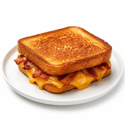 Starbucks Hot Cross Cheese Bacon Bun Toastie