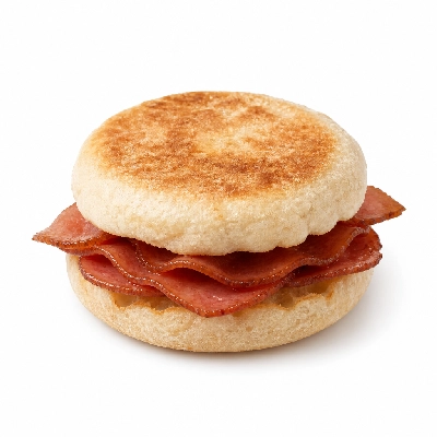 Starbucks Low-Fat Turkey Bacon on English Muffin