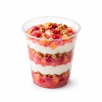Starbucks Lunch Peach Raspberry Yogurt Parfait