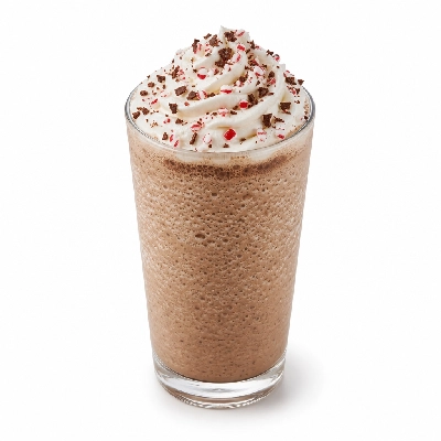Starbucks Peppermint Mocha Frappuccino Blended Beverage Tall