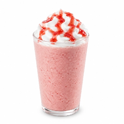 Starbucks Serious Strawberry Frappuccino with Almond Milk (Grande)