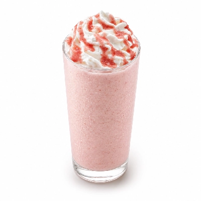Starbucks Serious Strawberry Frappuccino with Soy Milk (Tall)